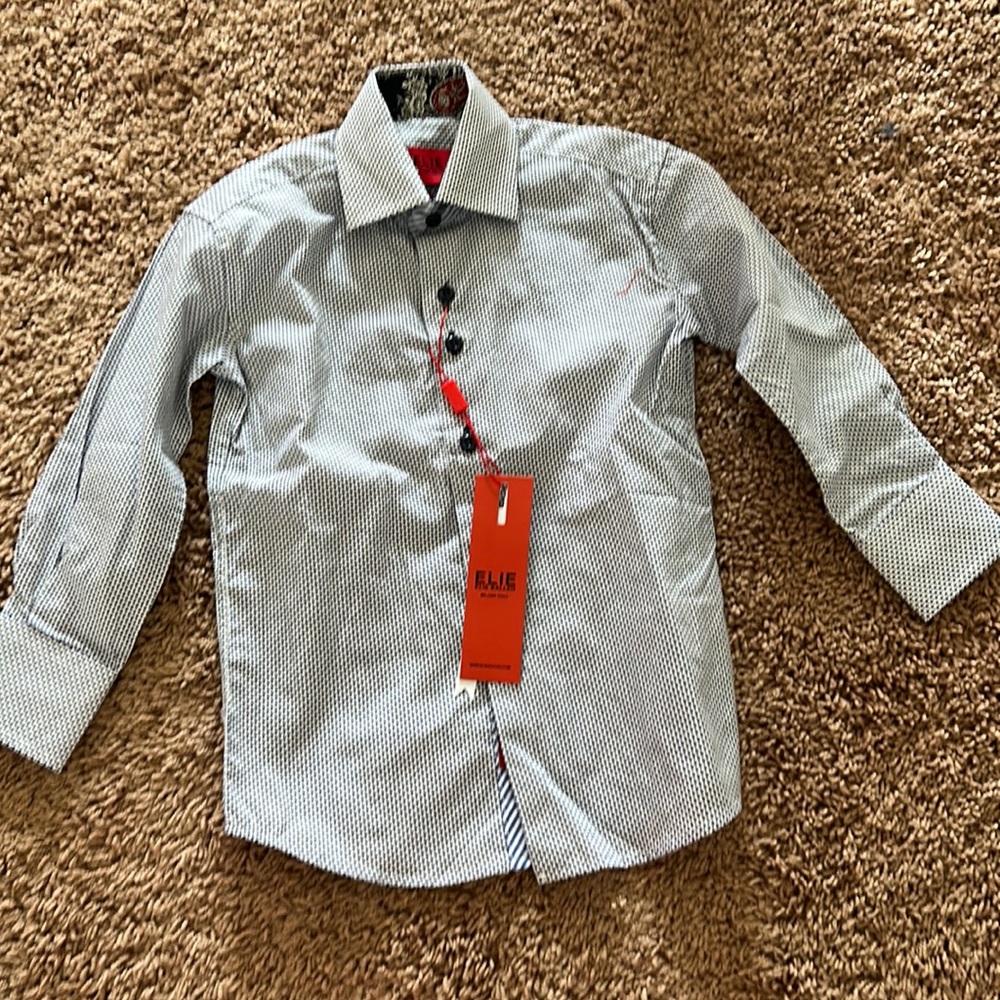NWT Elie Balleh Boys Dress Shirt